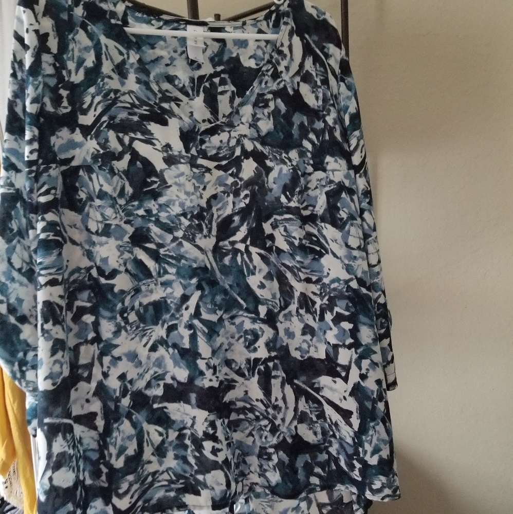 Pure energy/Blue and whites blouse